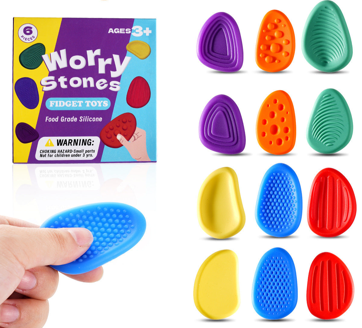 Worry Stones Sensory Fidget Toy