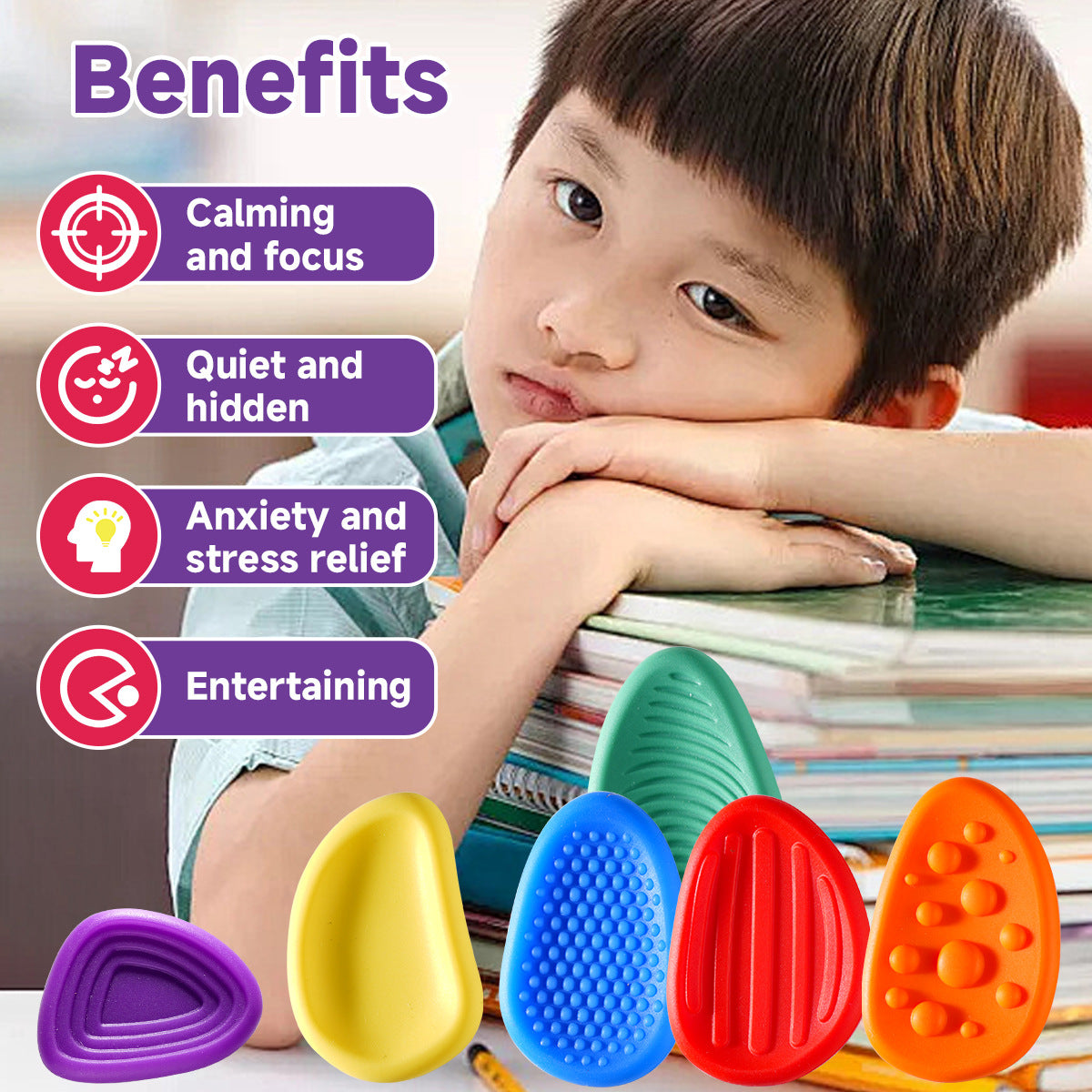Worry Stones Sensory Fidget Toy