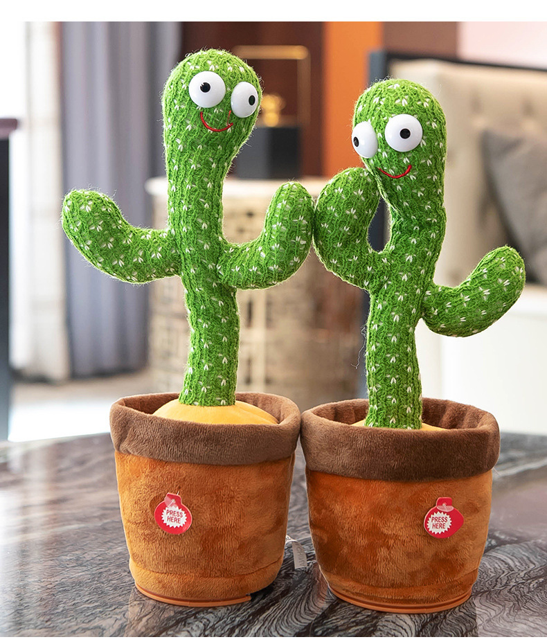 Cactus Singing & Dancing Plush
