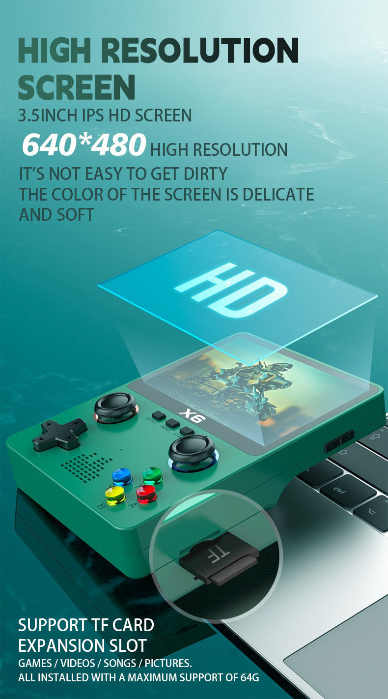 X6 Handheld Retro Game Console