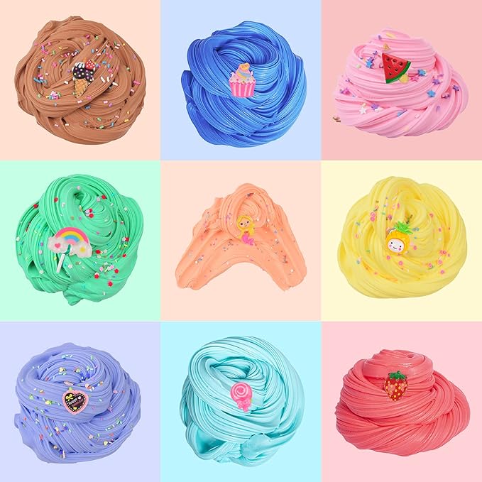 Premium Scented Non Sticky Butter Slime (24 Pack)