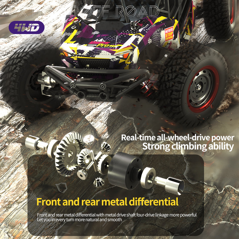 Adventurer Pro 1/16 4WD High-Speed 70KM/H+ Remote Control Car