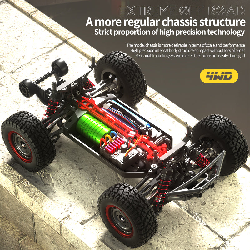 Adventurer Pro 1/16 4WD High-Speed 70KM/H+ Remote Control Car