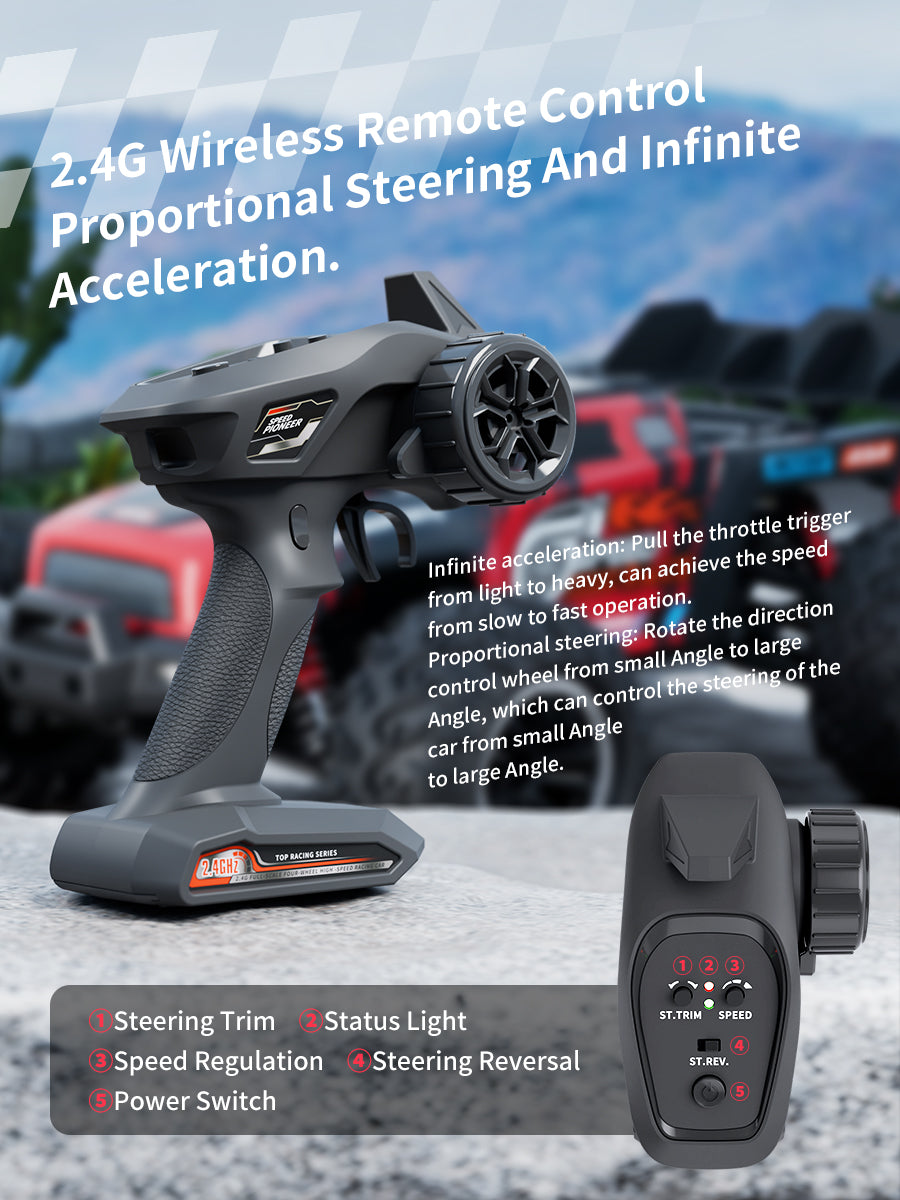 Wild Storm High-Speed 50KM/H+ Remote Control Car