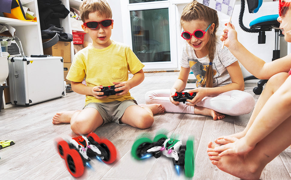 Double Sided Spin Remote Control Stunt Car