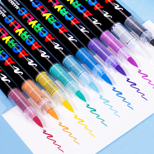 Acrylic Brush Markers