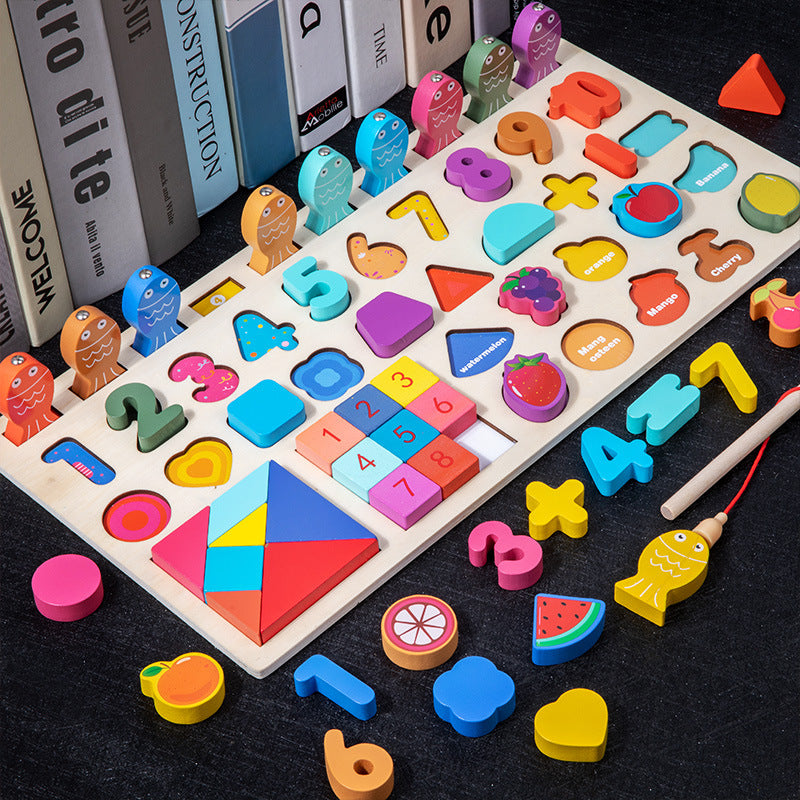 Wooden Learning Puzzle Set
