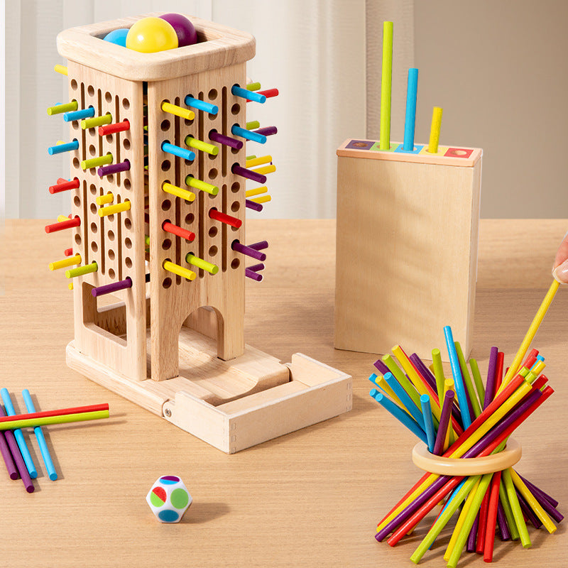 3-in-1 Wooden Board Learning Game