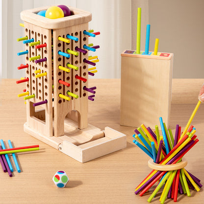 3-in-1 Wooden Board Learning Game