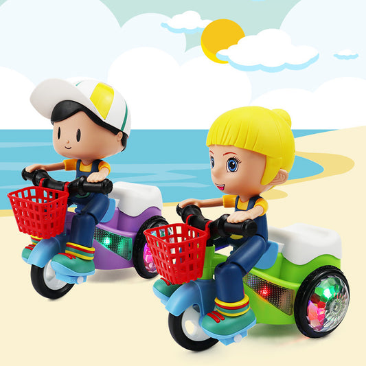 Spinning Tricycle Stunt Kid