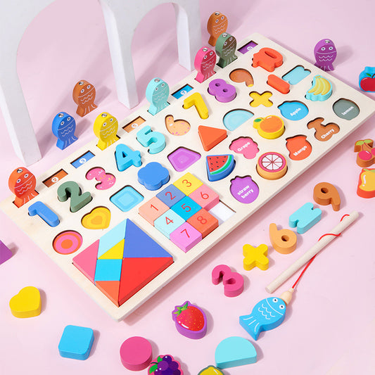 Wooden Learning Puzzle Set