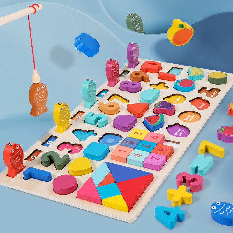 Wooden Learning Puzzle Set