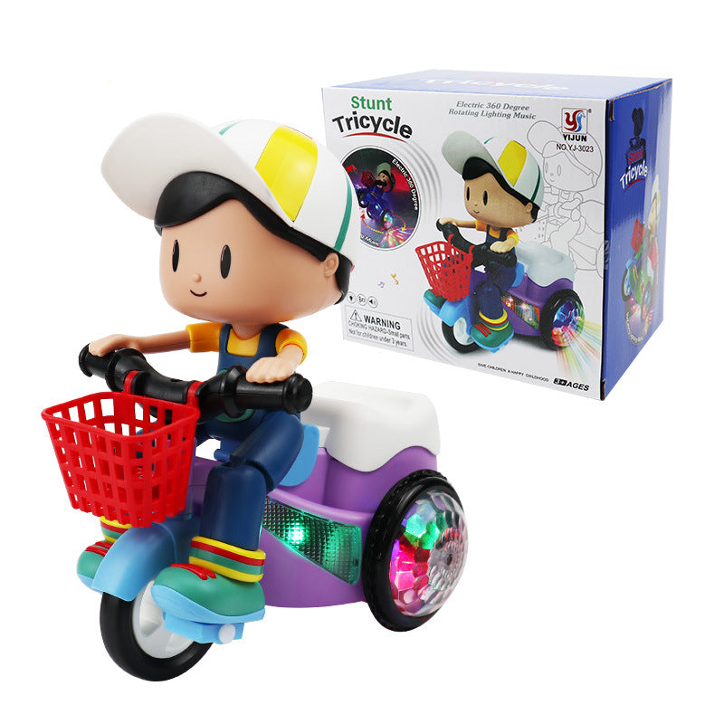 Spinning Tricycle Stunt Kid