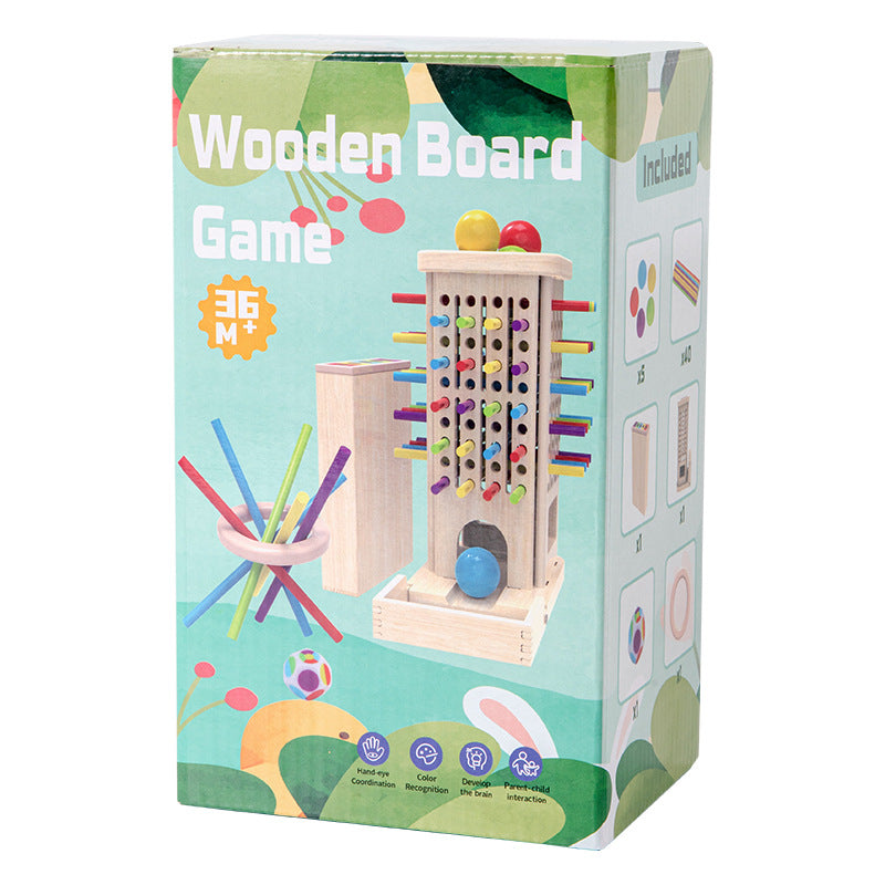 3-in-1 Wooden Board Learning Game