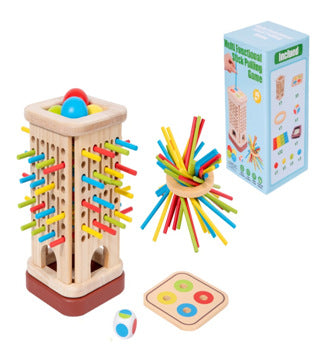 3-in-1 Wooden Board Learning Game