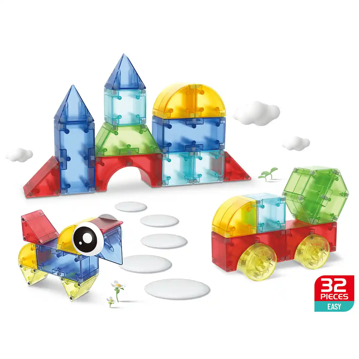 Magnet Building Blocks Tiles Set