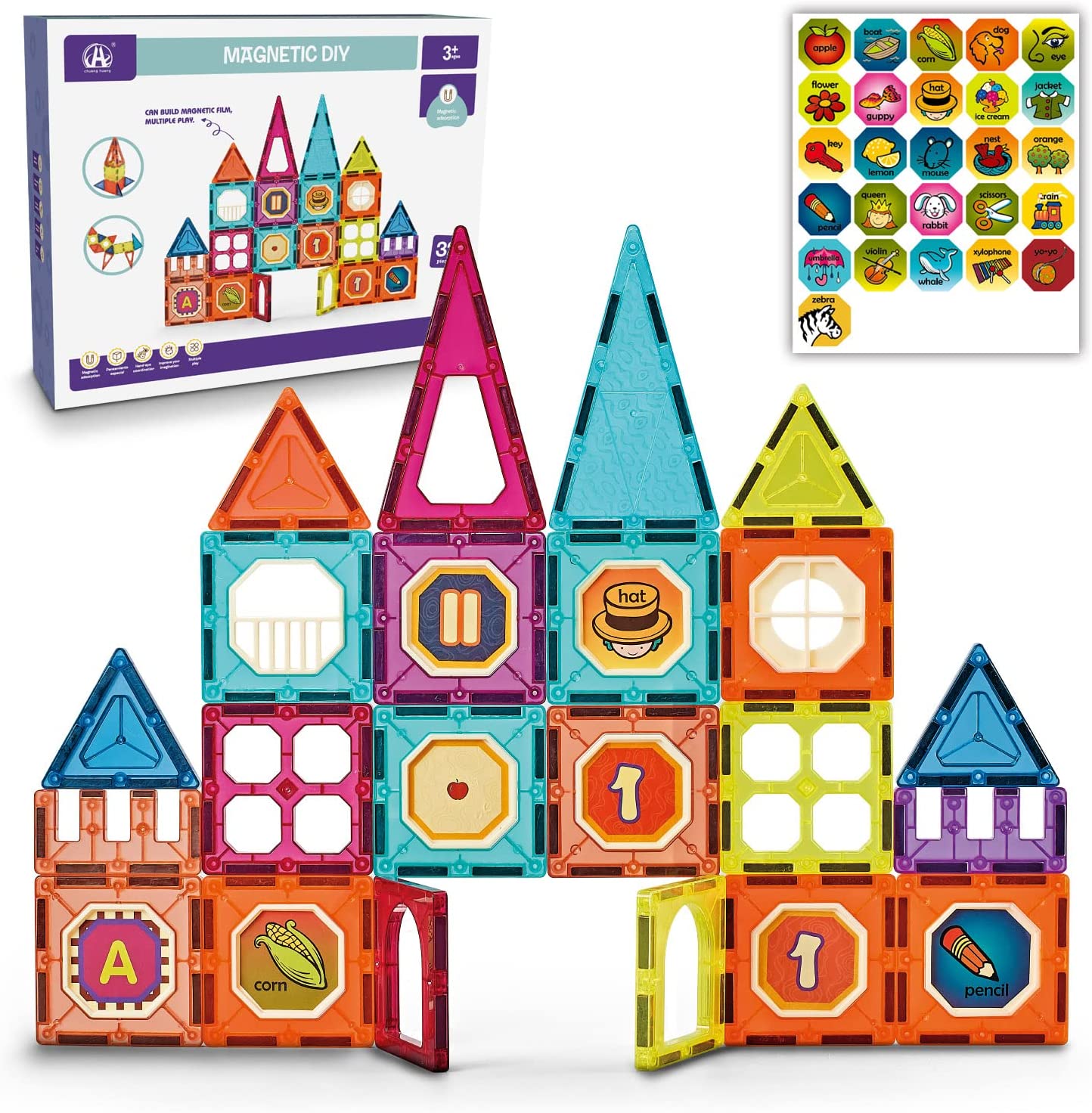 Magnet Building Blocks Tiles Set