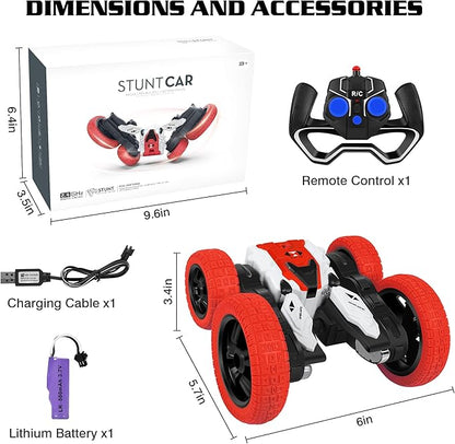 Double Sided Spin Remote Control Stunt Car