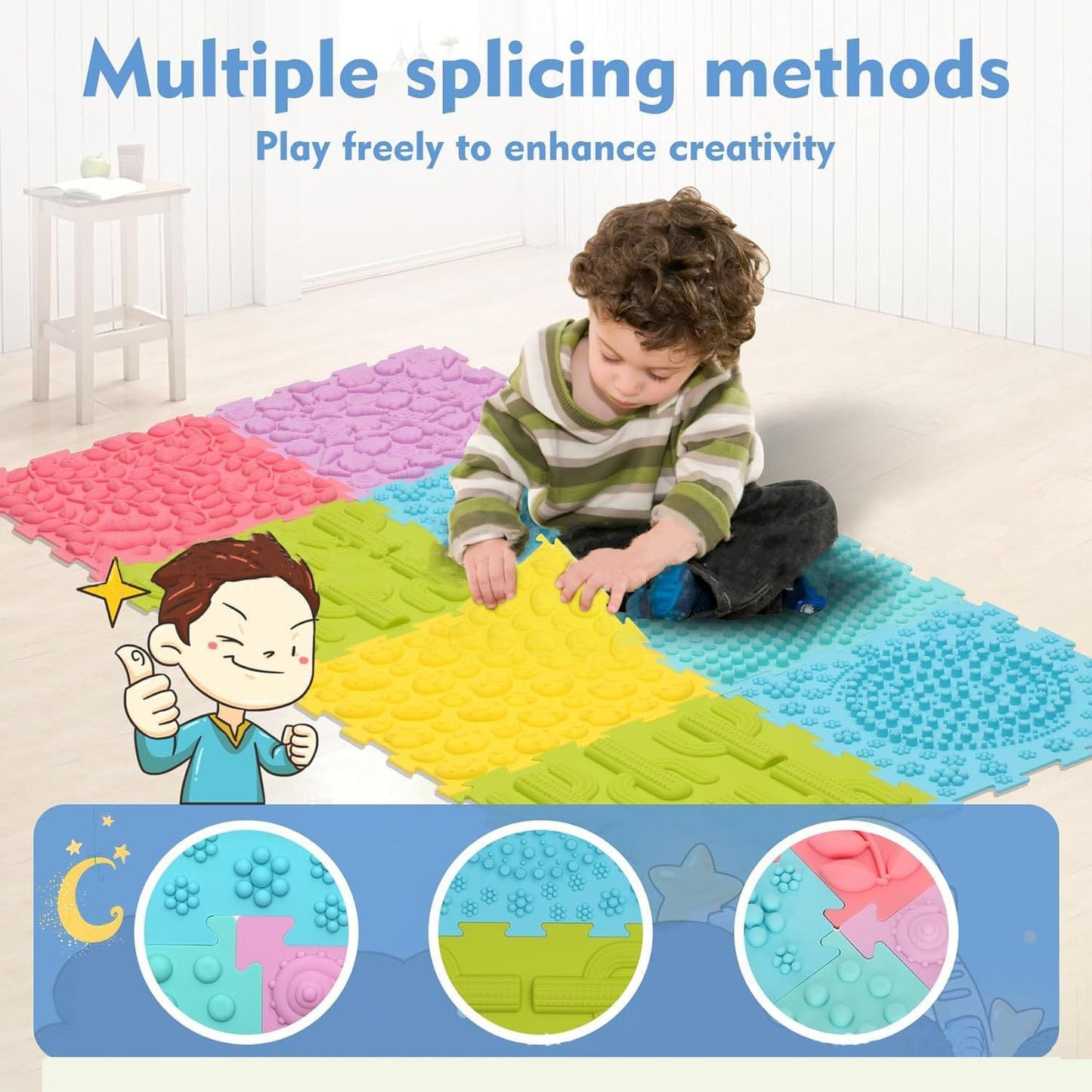 Textured Sensory Floor Tiles