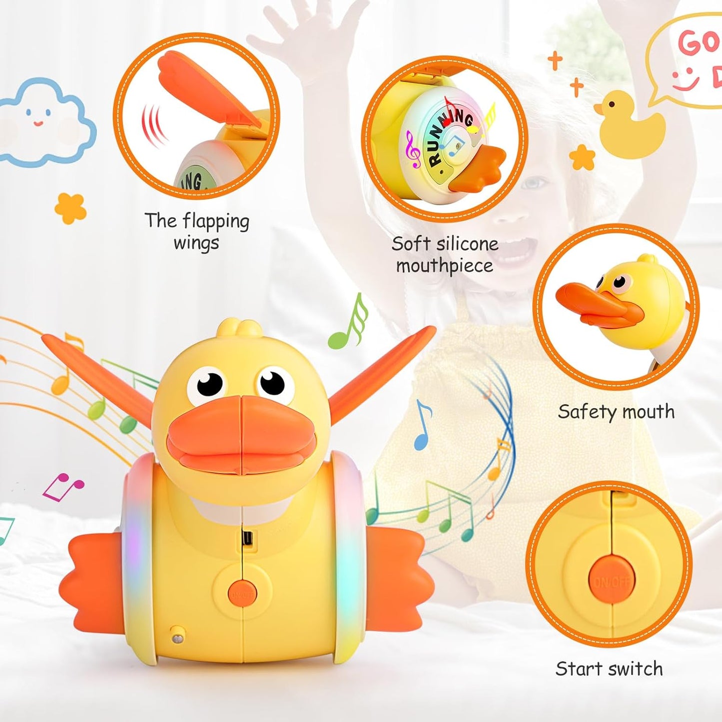 Musical Spinning Duck