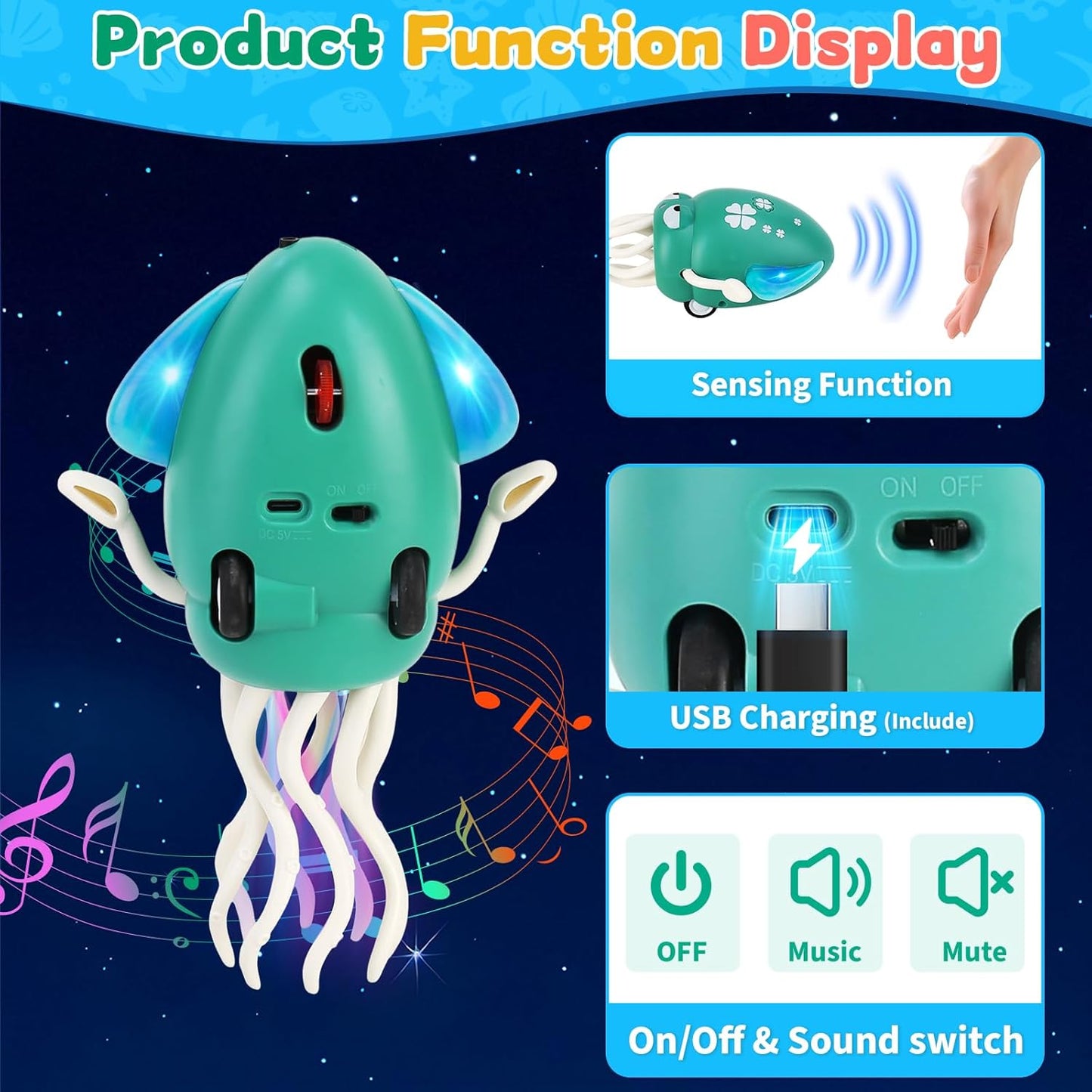 Dancing Crawling Squid