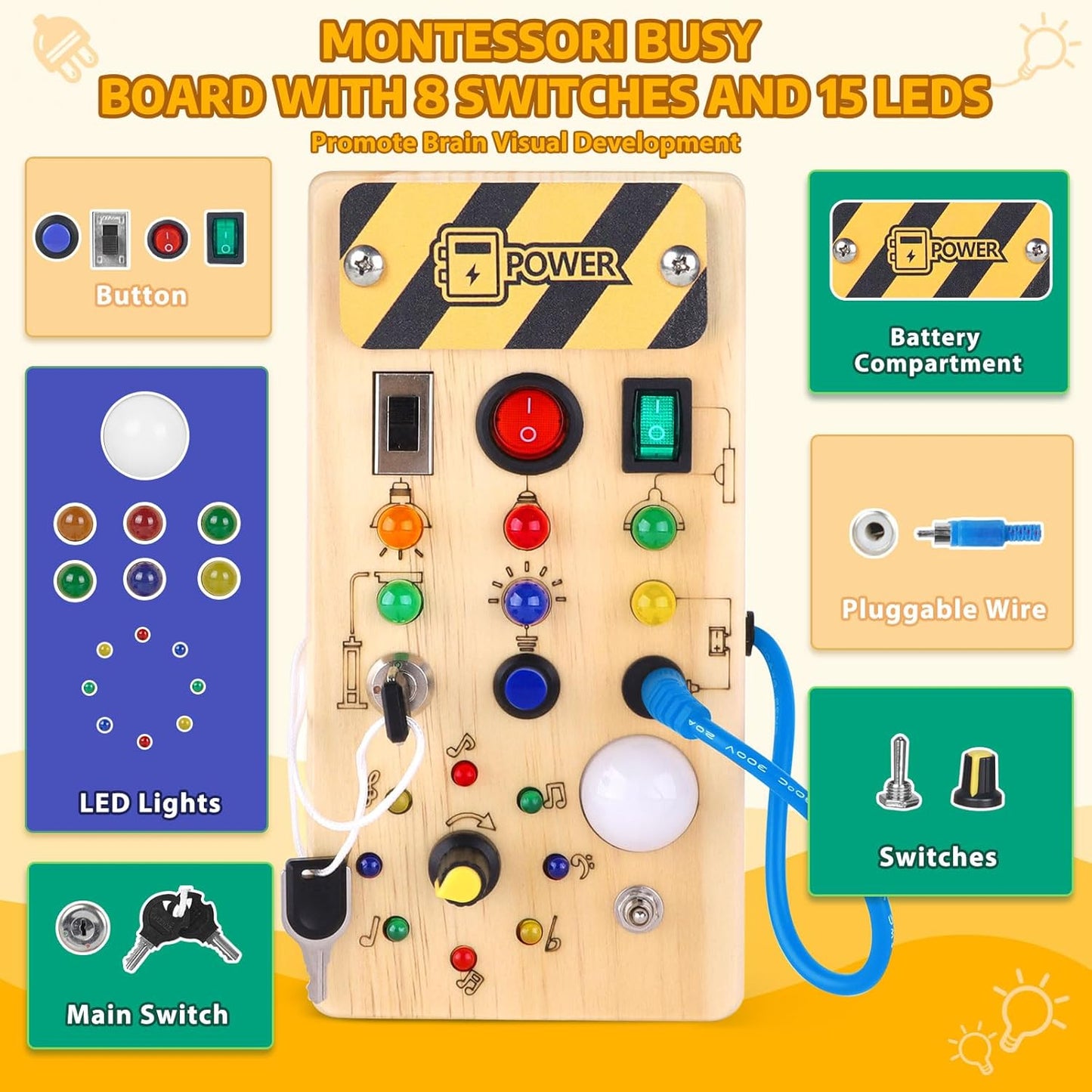 LED Switch Circuit Busy Board