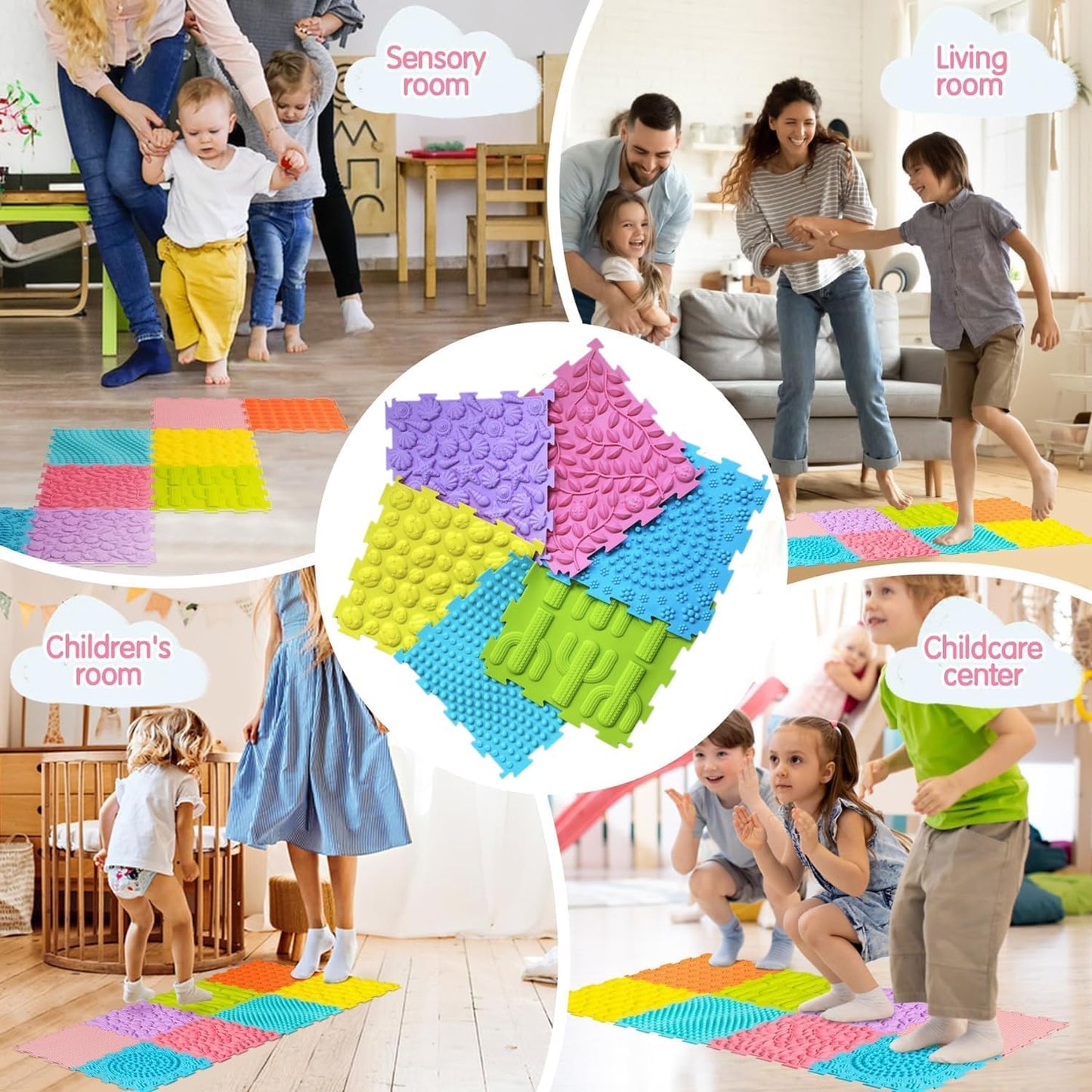 Textured Sensory Floor Tiles