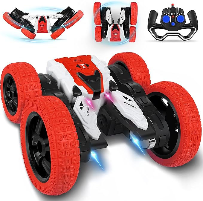 Double Sided Spin Remote Control Stunt Car