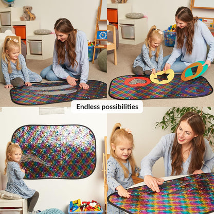 Sensory Reversible Sequin Wall Panel