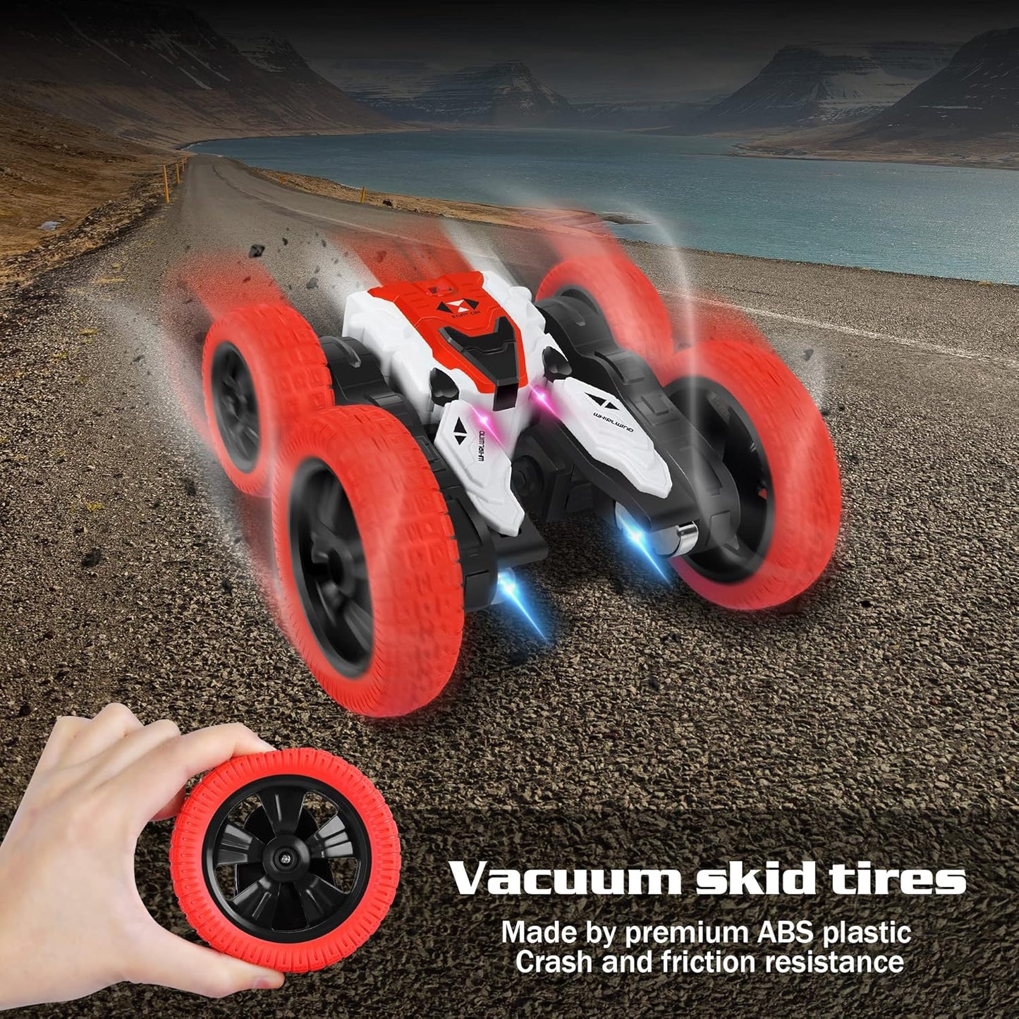 Double Sided Spin Remote Control Stunt Car