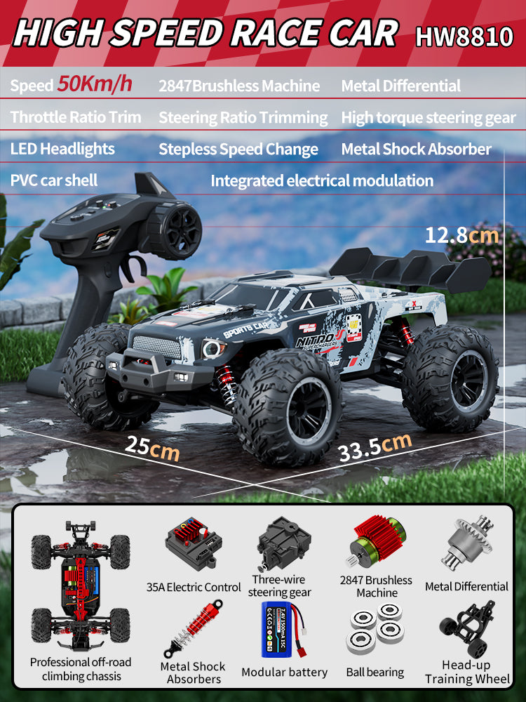 Wild Storm High-Speed 50KM/H+ Remote Control Car