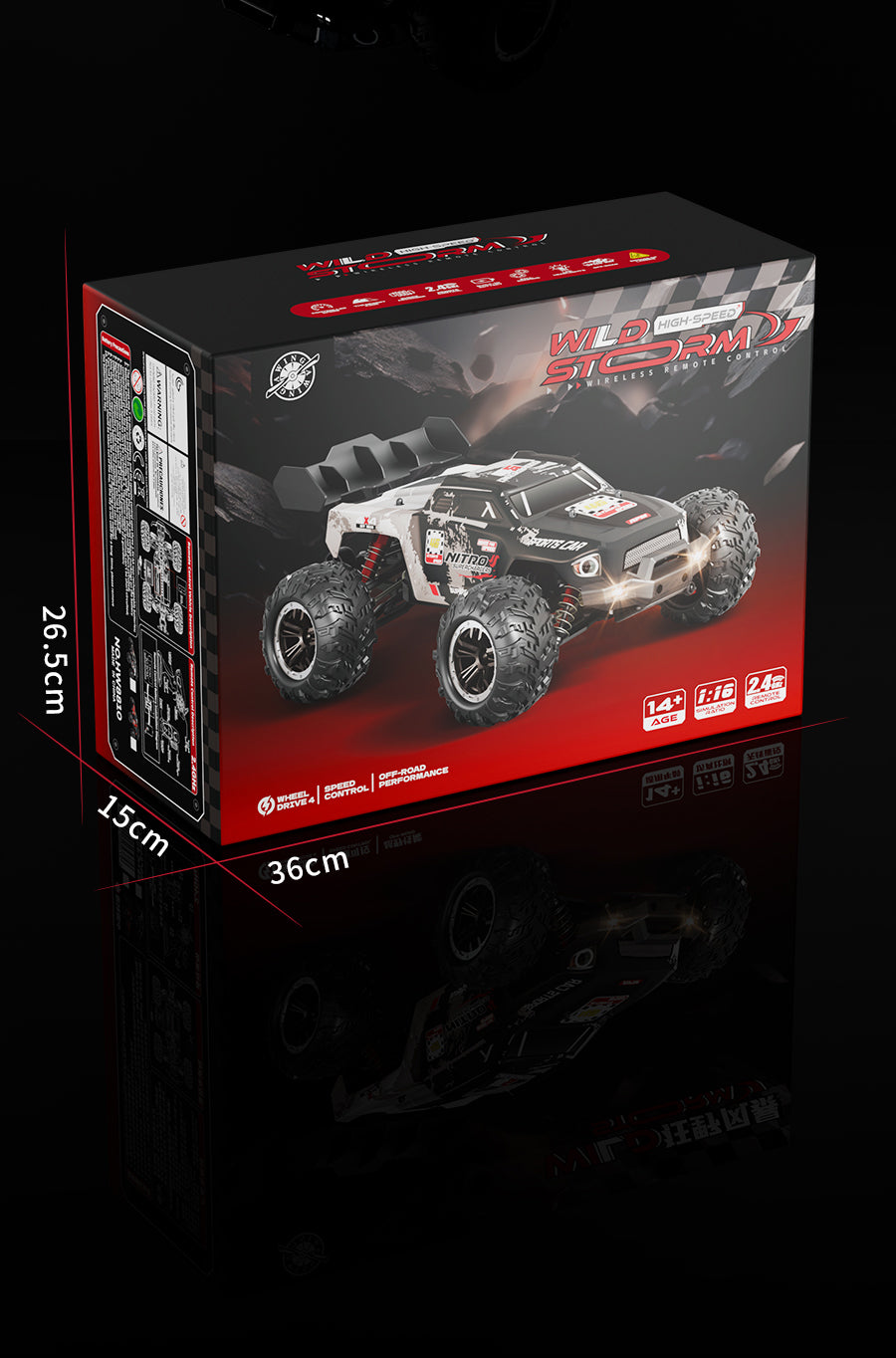 Wild Storm High-Speed 50KM/H+ Remote Control Car