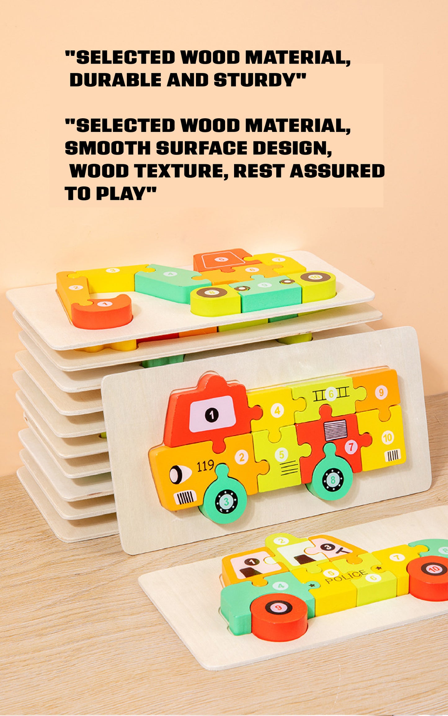 3D Wooden Puzzle Jigsaw
