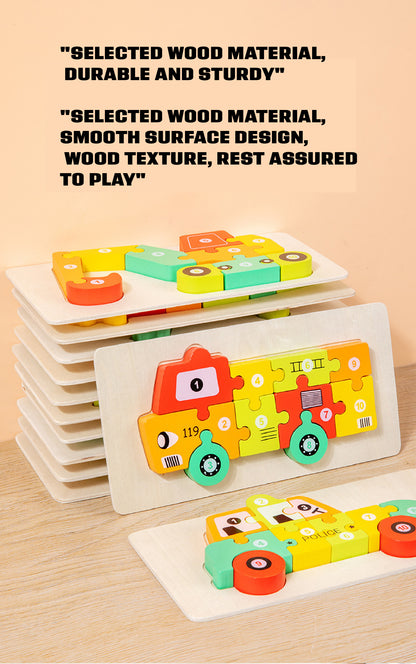 3D Wooden Puzzle Jigsaw