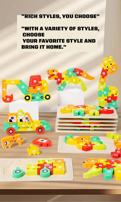 3D Wooden Puzzle Jigsaw