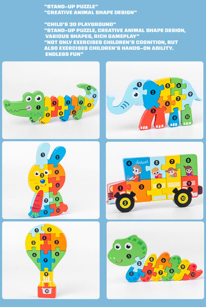 3D Wooden Puzzle Jigsaw