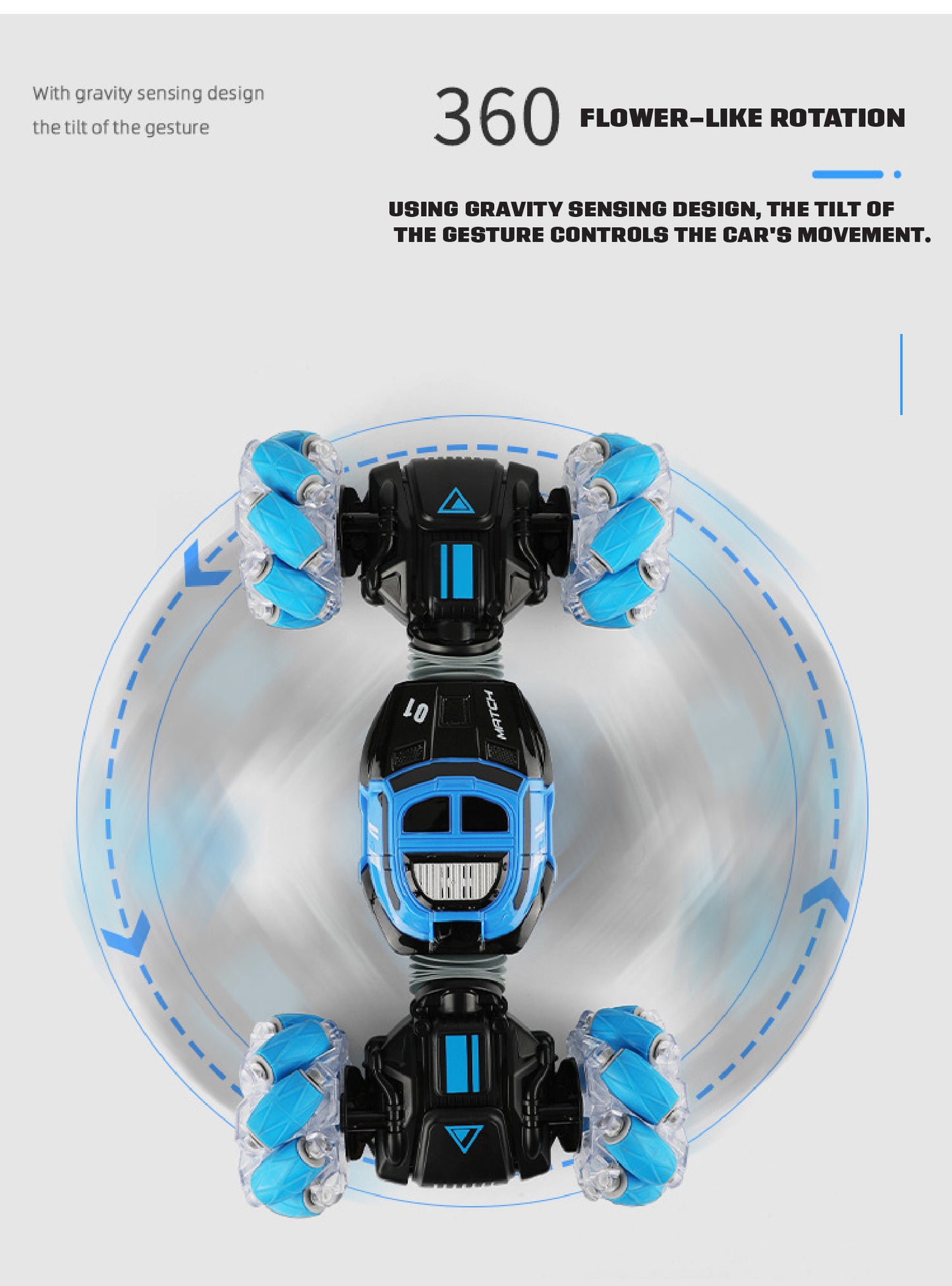 Remote control RC stunt car